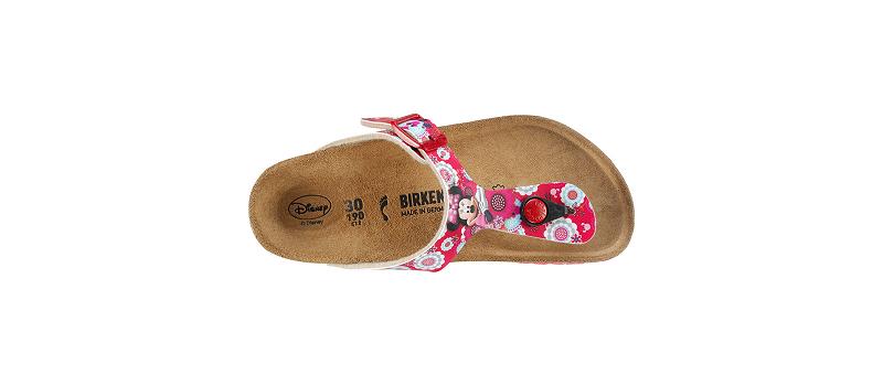 Birkenstock Birko-flor Narrow Gizeh Børn Rød | DK 161ILH